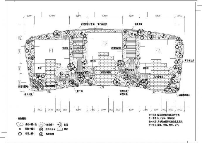某豪华私家花园设计CAD图纸_图1