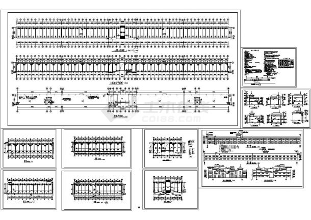 某市二层商业楼门面房建筑设计施工图-图一