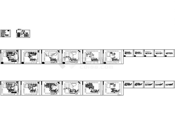 [浙江] 多层物流配送中心空调通风及防排烟系统设计施工图Cad设计图（某甲级院设计，标注详细）-图二