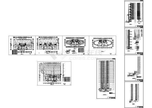 某二十九层商住楼电气施工图CAD版-图一