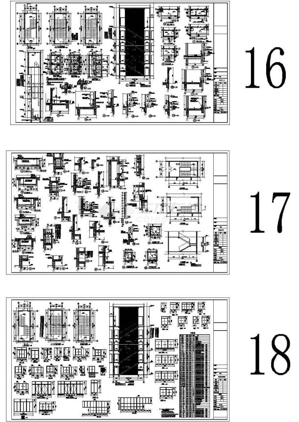 某居住小区二十六层住宅楼建筑施工设计图CAD版-图二