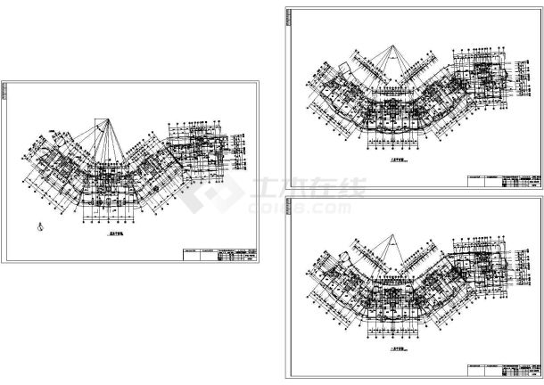 某十八层住宅楼群建筑施工图,7#楼CAD版-图一