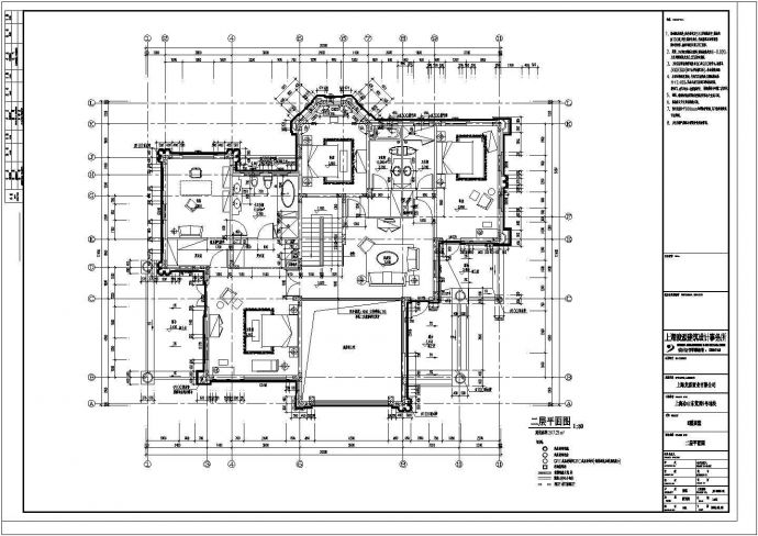 西安别墅建筑CAD设计图_图1