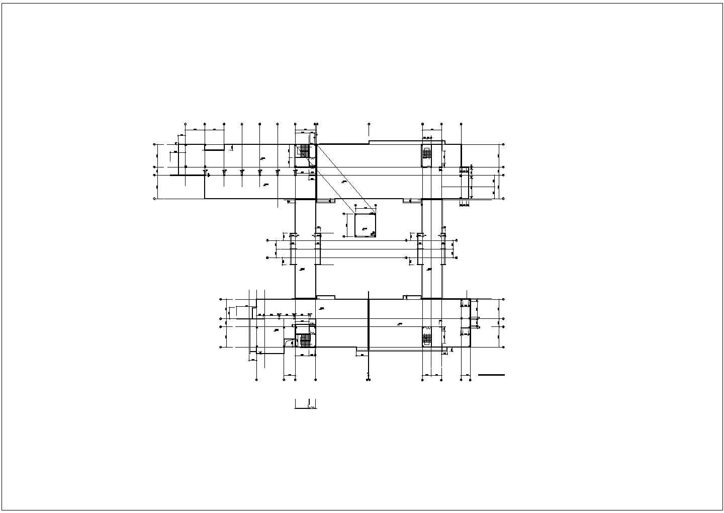 某大学教学楼建筑施工设计CAD图纸 内含节点大样及说明