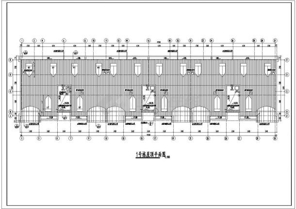 绥化市某小区3450平米6层砖混结构住宅楼建筑设计CAD图纸（含架空层）-图一