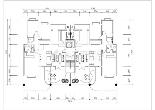 南京某在建小区120-180平米经典中大户型设计CAD图纸（共6张）-图一