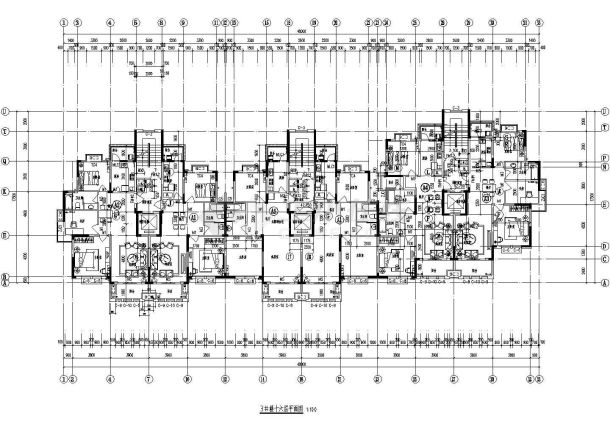 安庆某17层住宅建筑设计图（3号楼）CAD-图一