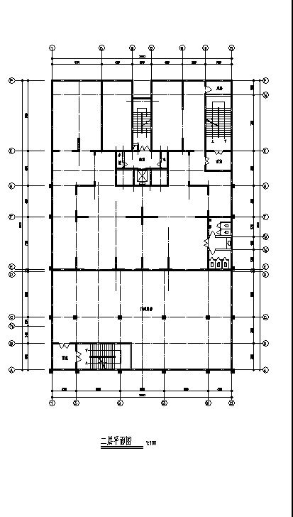 哈尔滨三套小高层住宅楼建筑设计施工cad图纸（含说明）-图二