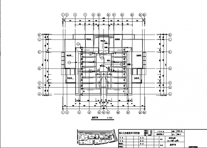 苏州二套小高层住宅楼建筑设计施工cad图纸（含说明）_图1
