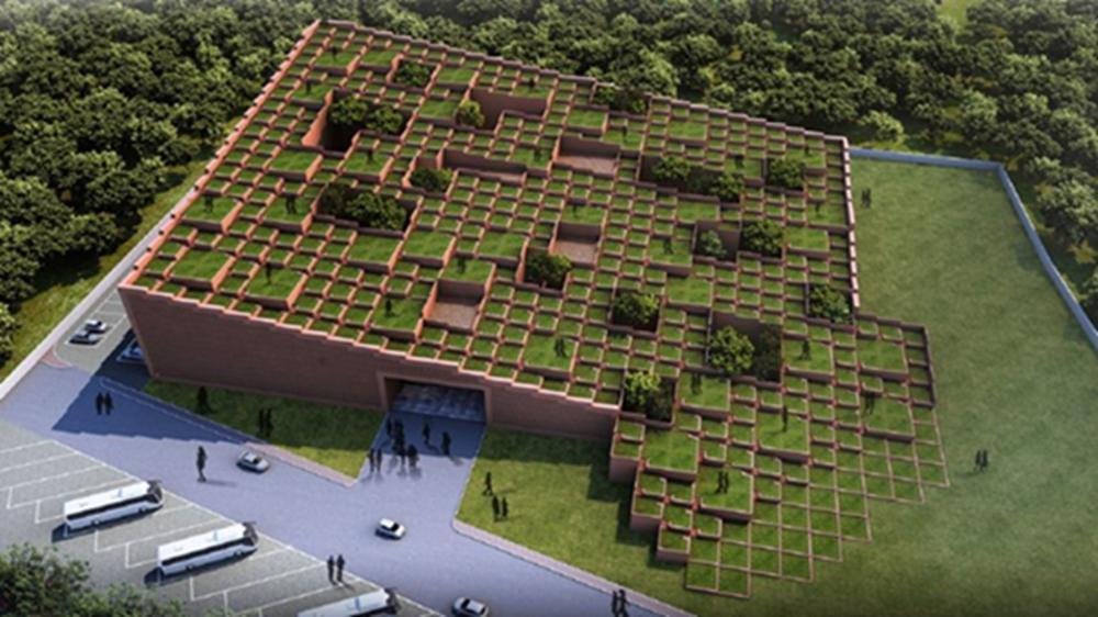 BIM建筑|桑杰·普里设计印度无障碍阶梯式绿色屋顶