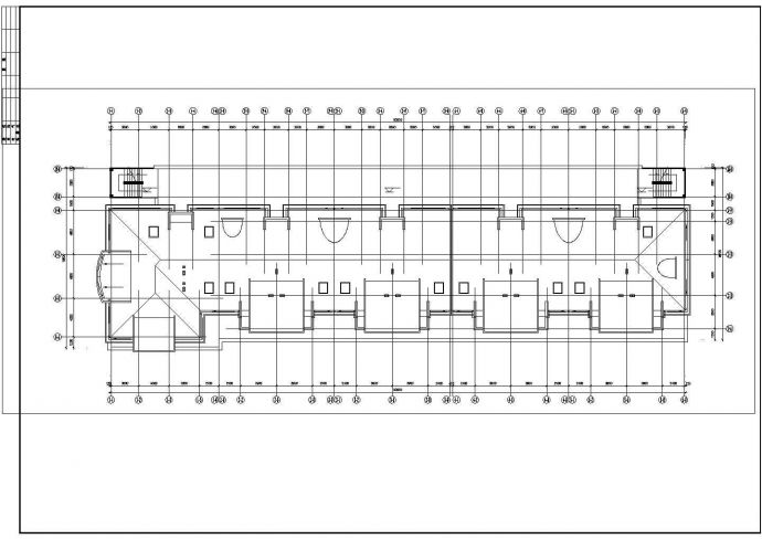 无锡市天海花园居住区6层砖混住宅楼建筑设计CAD图纸（三栋楼）_图1