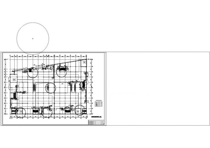 某建材商场空调暖通设计cad施工图纸_图1