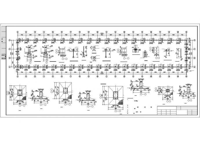 某24米跨钢结构铆工车间建筑结构设计图_图1