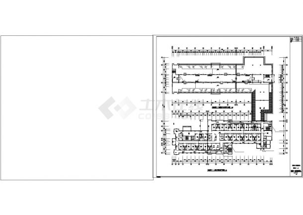 某医院病房楼暖通设计cad施工图纸-图一