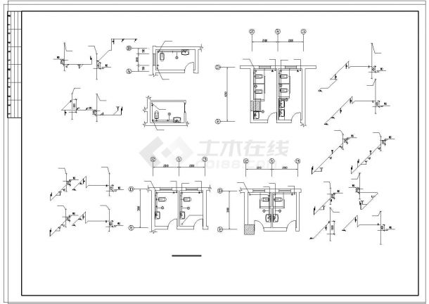 汽展中心建筑施工设计CAD图-图一