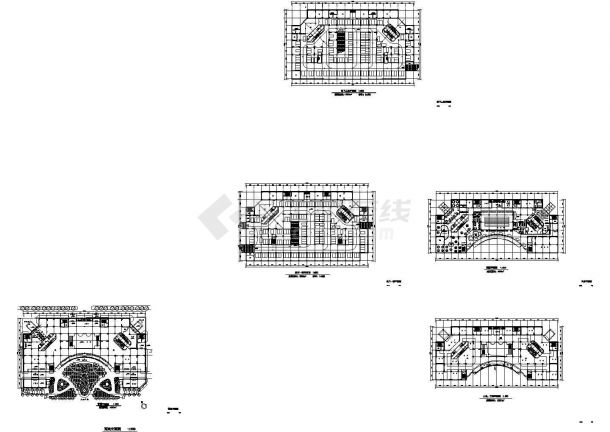 [西安]某三十一层商业综合办公楼(办公、公寓、餐饮、俱乐部、商场)建筑施工图（另含素模及效果图）-图二