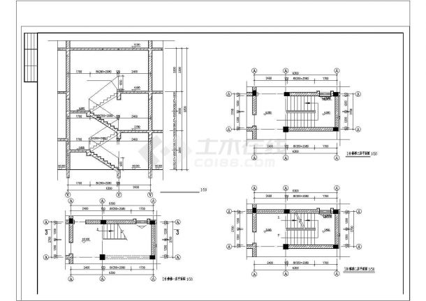 白云苑别墅全套建筑施工总平面设计CAD完整详细-图一