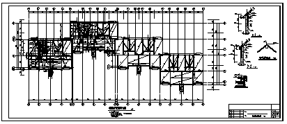 某市六层框架结构住宅楼结构施工cad图纸-图二