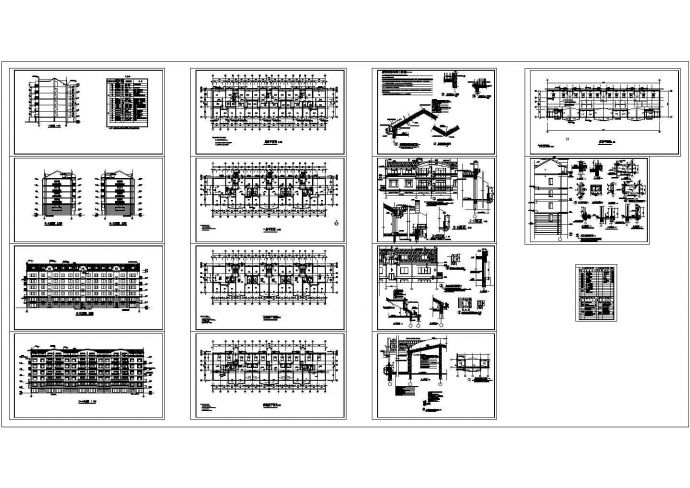 某住宅楼建筑施工方案CAD版_图1