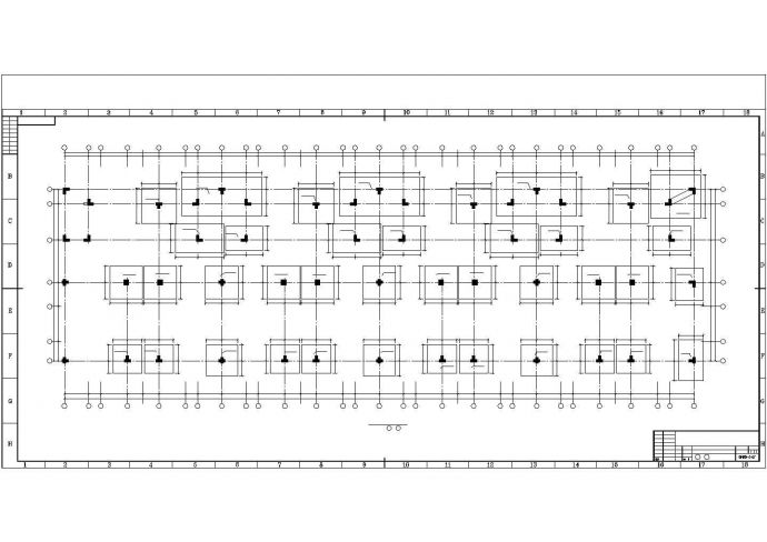 某异型柱框架结构综合楼结构图_图1