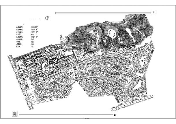 碧桂园小区CAD建筑规划与户型平面-图一
