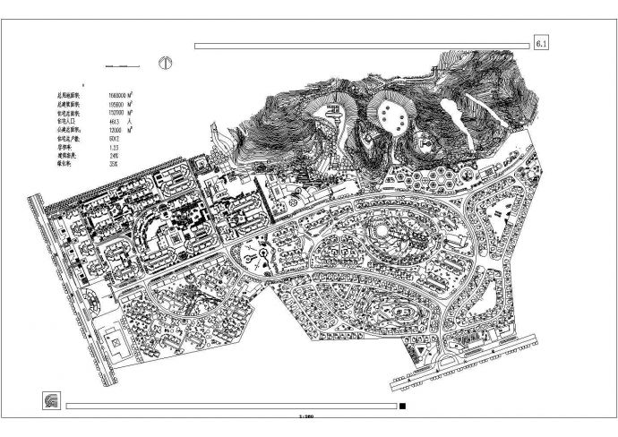 碧桂园小区CAD建筑规划与户型平面_图1