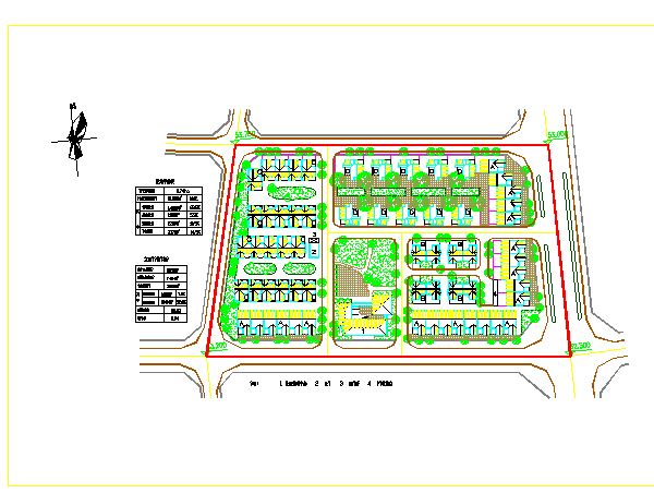 比较实用的一套城镇居民点规划建筑图（含单体）_图1