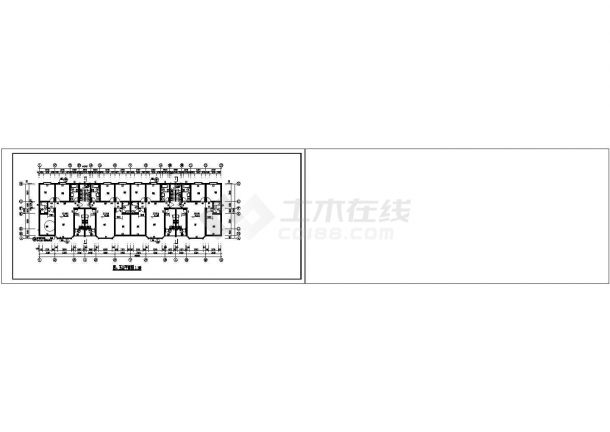 青岛市铂金苑小区六层砖混结构住宅楼建筑设计CAD设计图（含阁楼）-图一