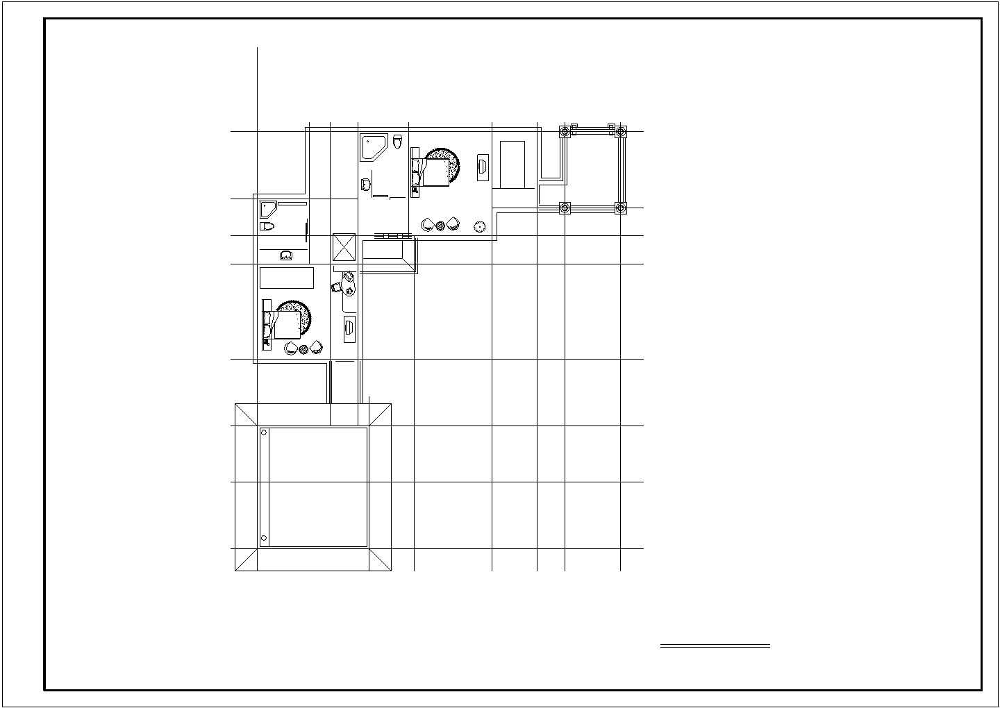 某私人别墅建筑CAD施工图