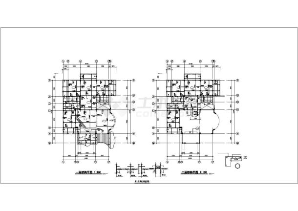 某地区多层豪华联排别墅建筑全套方案设计施工CAD图纸（含效果图、说明书）-图一