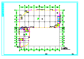 某地上五层车间建筑设计CAD布置图-图二