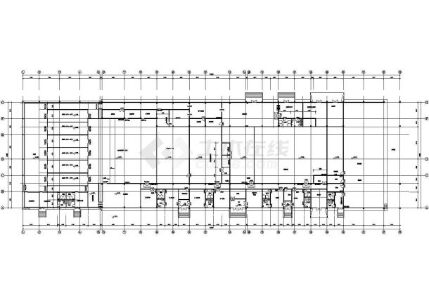 某地大型食品厂房结构设计施工详图-图二