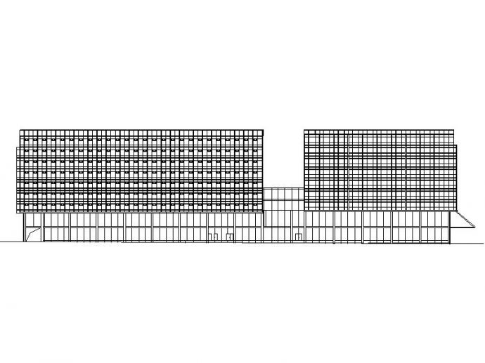 某九层商业综合楼建筑施工图纸（比较详细）_图1