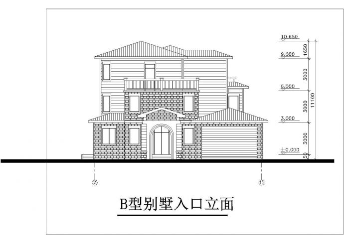 精美别墅设计图详细设计施工全套建筑平立面CAD图纸_图1