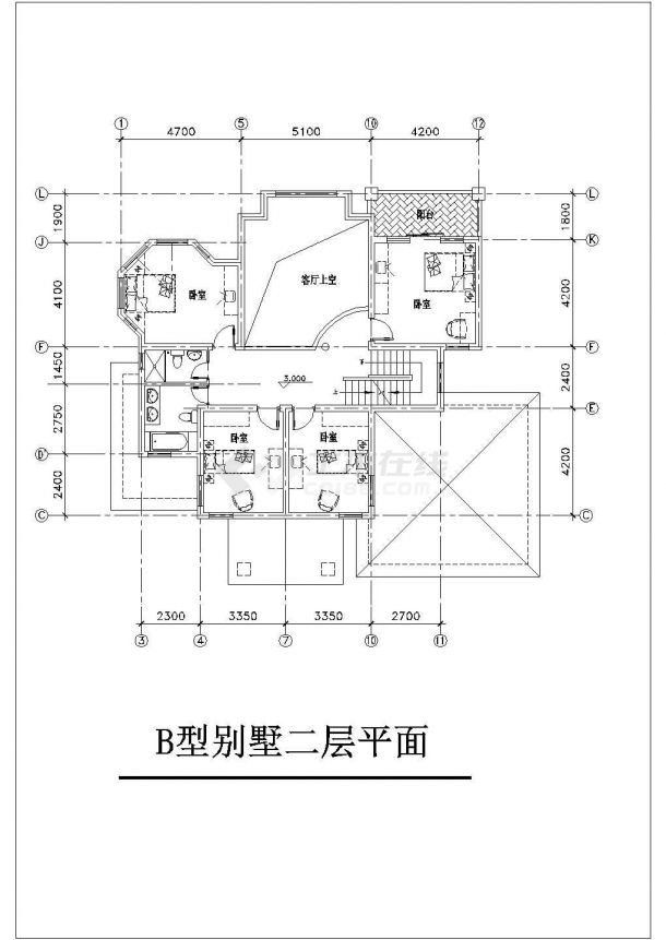 精美别墅设计图详细设计施工全套建筑平立面CAD图纸-图二