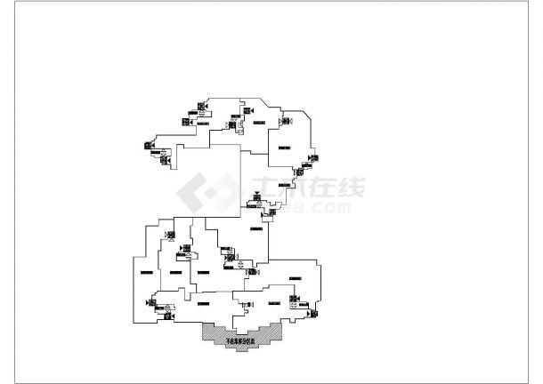  Design of a basement fire cad drawing (plan) - Figure 1