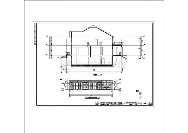 某私人独栋别墅建筑全套方案设计施工CAD图纸（含效果图、说明书）-图一