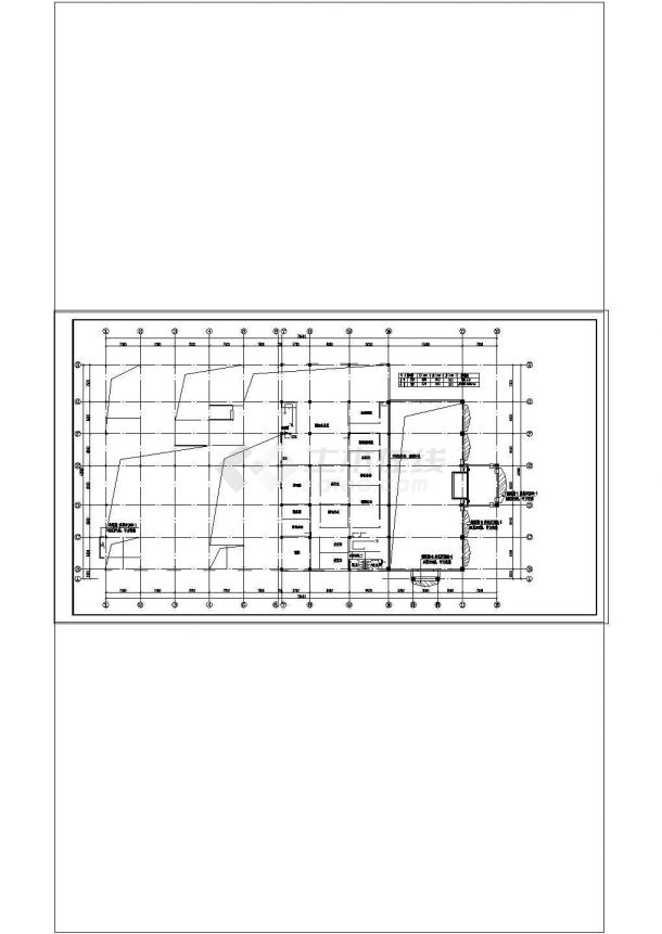 凯迪拉克4S店建筑设计CAD施工图-图二