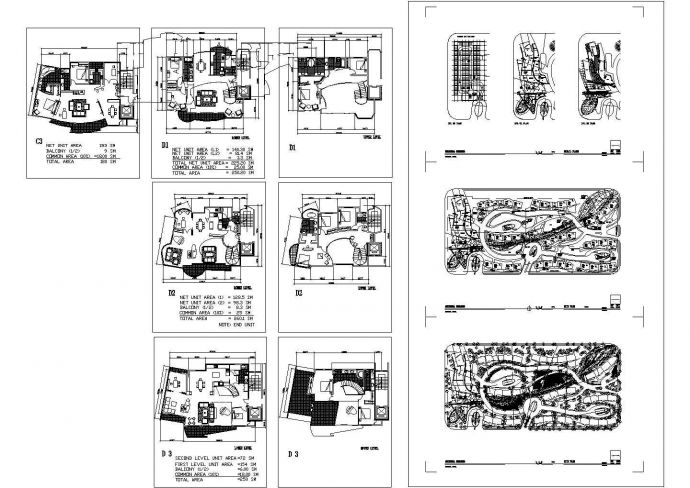 美式别墅规划设计方案cad图纸_图1