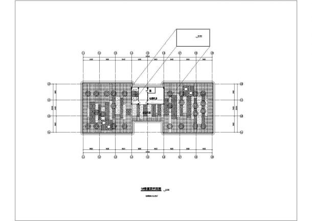 两江新区人才孵化中心建筑施工图设计1.2.4号楼平面图-图一