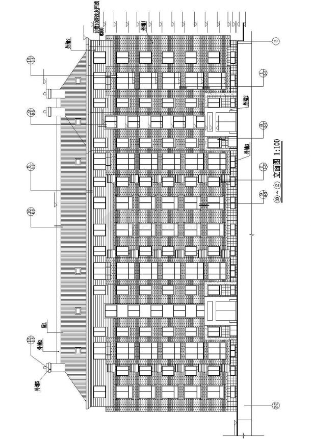 康平嘉园小区详细设计施工全套建筑平立面CAD图纸-图二