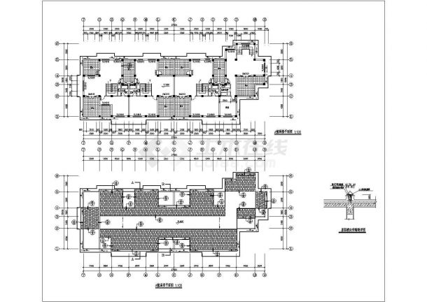 联建房详细设计施工全套建筑平立面CAD图纸-图一