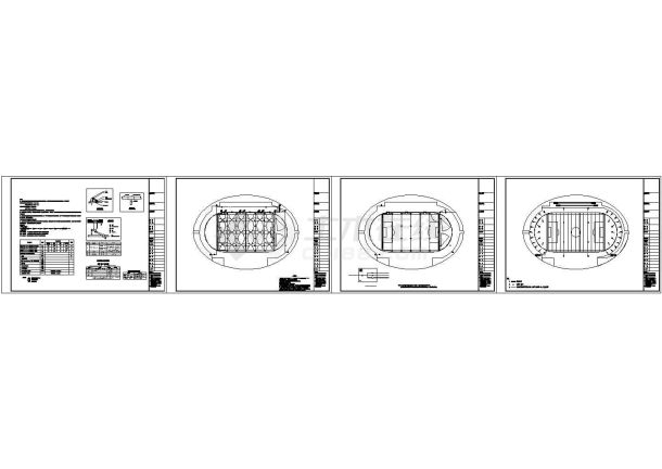 精选足球场地喷灌设计cad原理图纸-图二