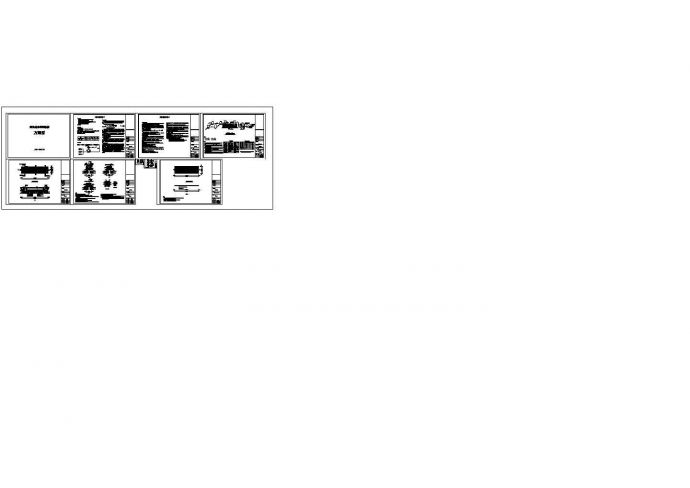 某雨水收集回用系统PP模块设计cad全套施工图（含设计说明）_图1