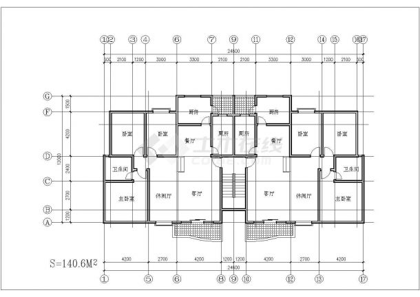 日照市昭阳路某新建居住区经典热门户型设计CAD图纸（共60张）-图一
