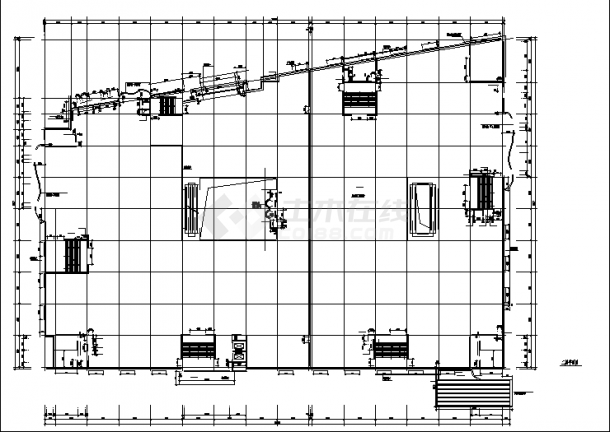 二套商场综合楼建筑设计施工cad图纸（含设计说明）-图一
