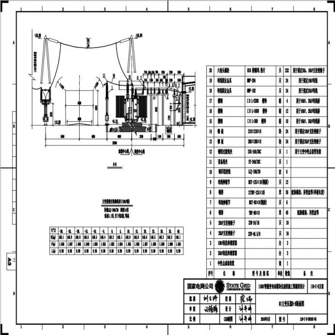 110-C-80105-05 1号主变压器B-B断面图.pdf_图1