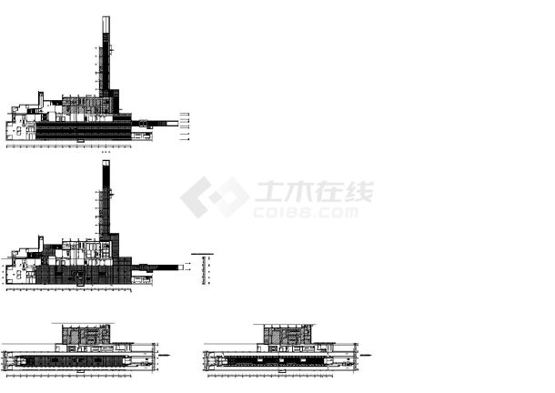 公共区站厅层天花平面布置图-图一