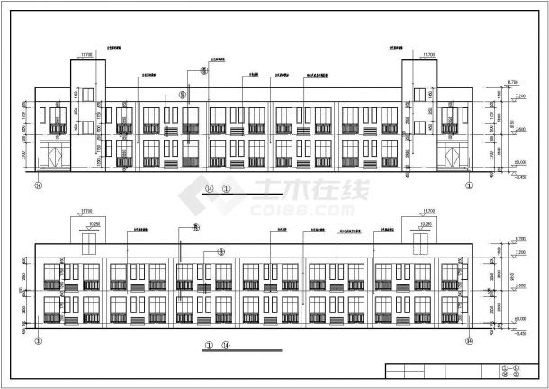 专用宿舍楼建筑与结构图201801-图二
