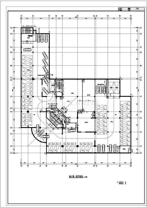 某三十一层商业办公综合楼建施图纸-图二